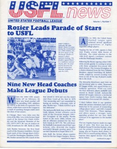 USFL News Volume 1 Image
