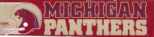 Michigan Panthers USFL Bumper Sticker